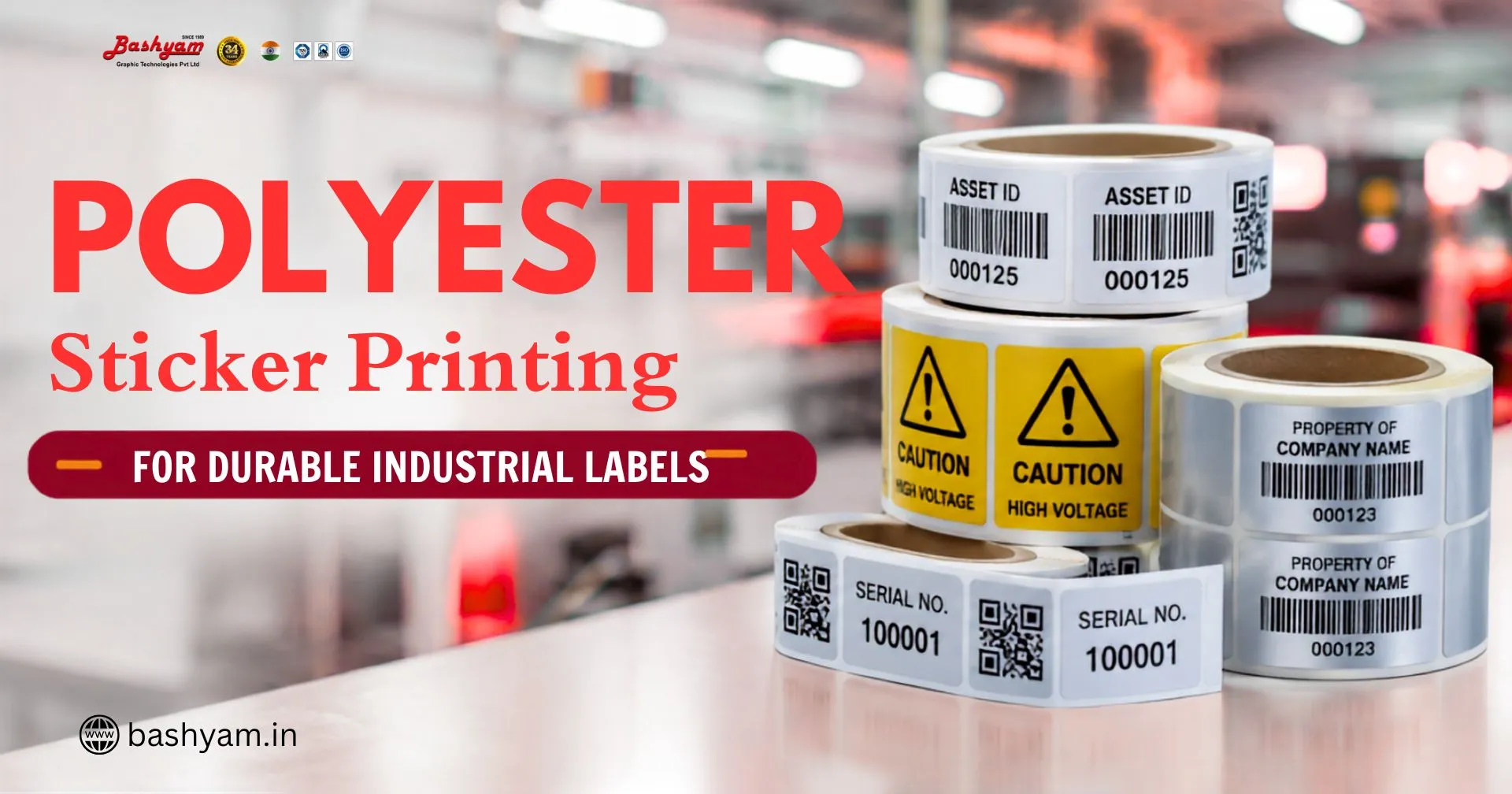 metal barcode label