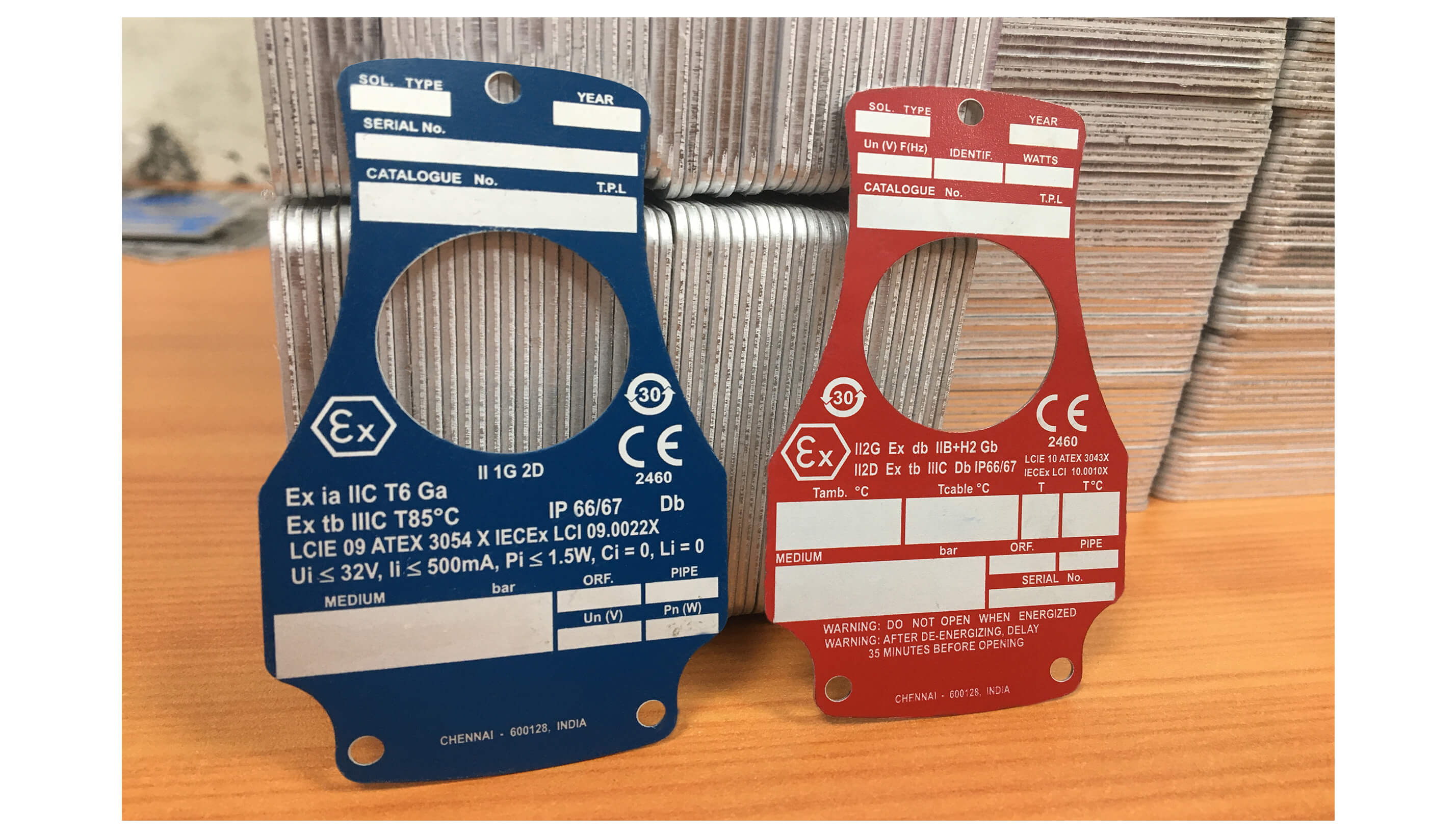 Aluminium, Stainless Steel Nameplate Manufacturers In Chennai Bashyam