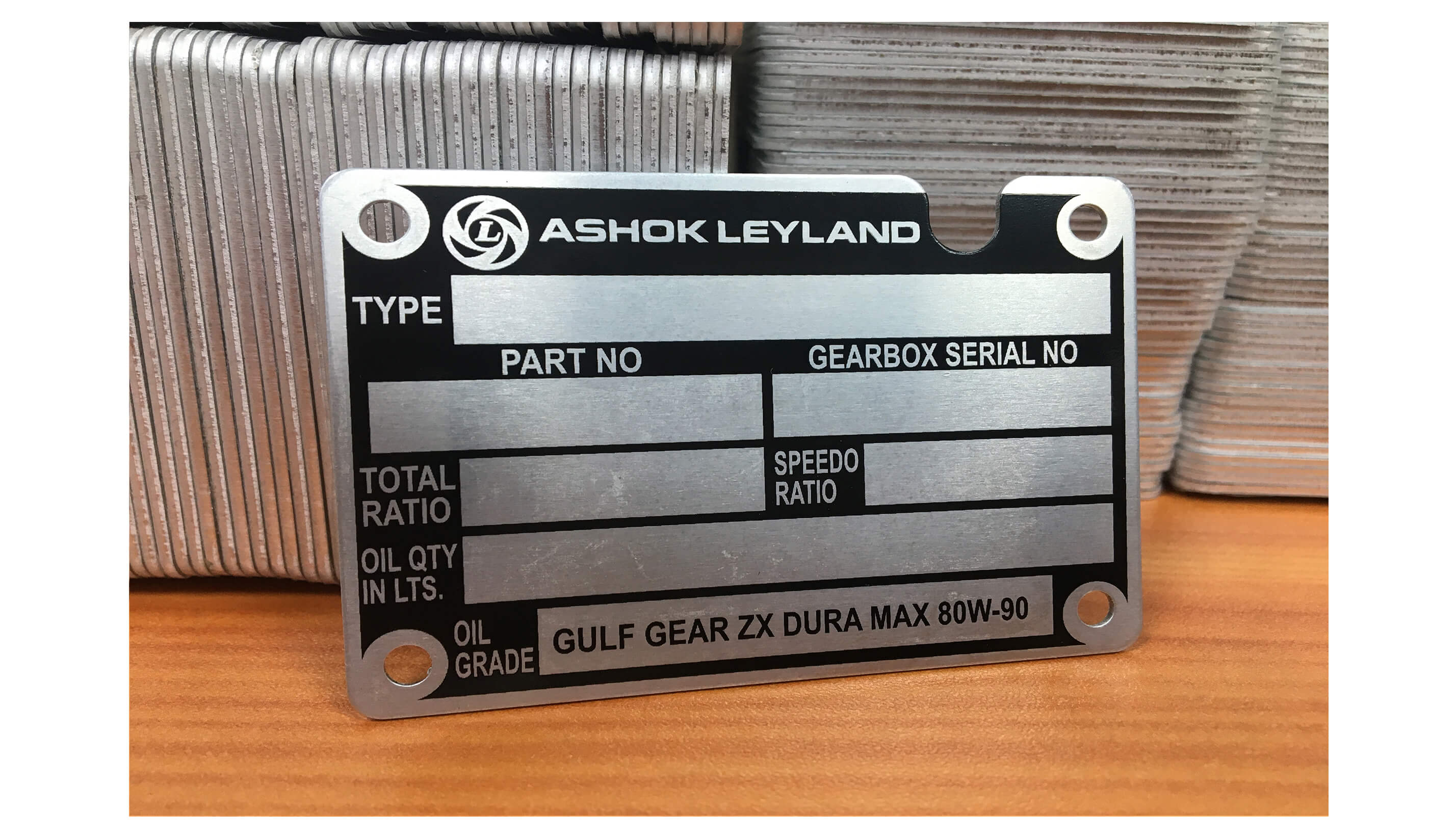 Aluminium, Stainless Steel Nameplate Manufacturers In Chennai Bashyam