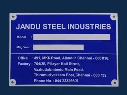 Unique Aluminium Nameplates
